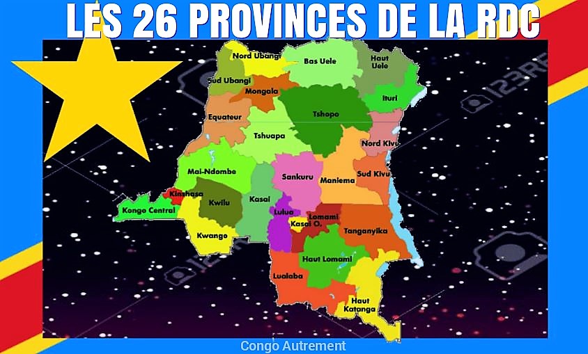 Présentation des provinces de la République démocratique du Congo